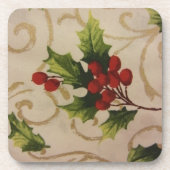 Holly Berries Getränkeuntersetzer (Vorderseite)