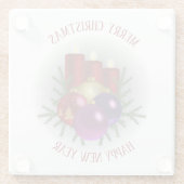 Holly Berries Glasuntersetzer (Rückseite)