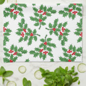 Holly Berries Handtuch (Gefaltet)