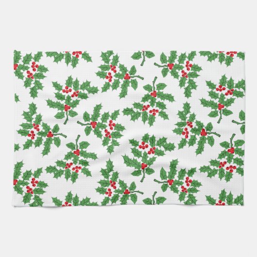 Holly Berries Handtuch (Horizontal)
