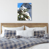 Holly Berries in Snow - Martha's Vineyard Leinwanddruck (Insitu (Schlafzimmer))