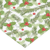 Holly Berries Kurzer Tischläufer (Ecke)