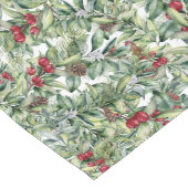 Holly, Berries, Mistletoe, Pine, Pine Cones Großer Tischläufer (Ecke)