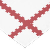 Holly Berries Monogram Holiday Tableclout Tischdecke (Schrägansicht)