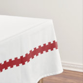 Holly Berries Monogram Holiday Tableclout Tischdecke (Beispiel)
