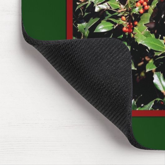 Holly & Berries Mousepad (Ecke)