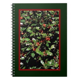 'Holly & Berries' Notebook/Journal Notizblock