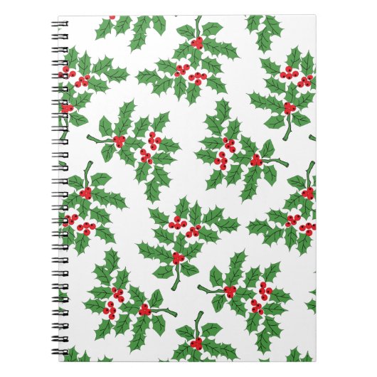 Holly Berries Notizblock (Vorderseite)