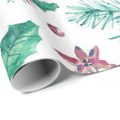Holly Berries of Bright Colors Geschenkpapier (Rolleneckpunkt)