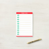 Holly Berries Personalisierte Dinge zu tun Post-it Klebezettel (Auf Schreibtisch)