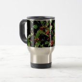 Holly & Berries Travel Mug Reisebecher (Vorderseite Links)
