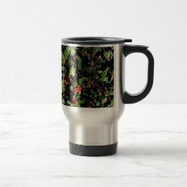 Holly & Berries Travel Mug Reisebecher
