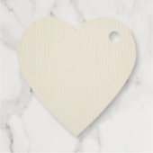 Holly Berries über Elfenbeinherz Geschenkanhänger (Rückseite)