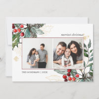 Holly Berries Weihnachten 2 Fotos Urlaub