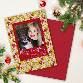 Holly Berries Whimsical Classic 1 Foto Weihnachten