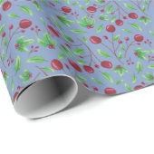 Holly Berry 2026 Geschenkpapier (Rolleneckpunkt)