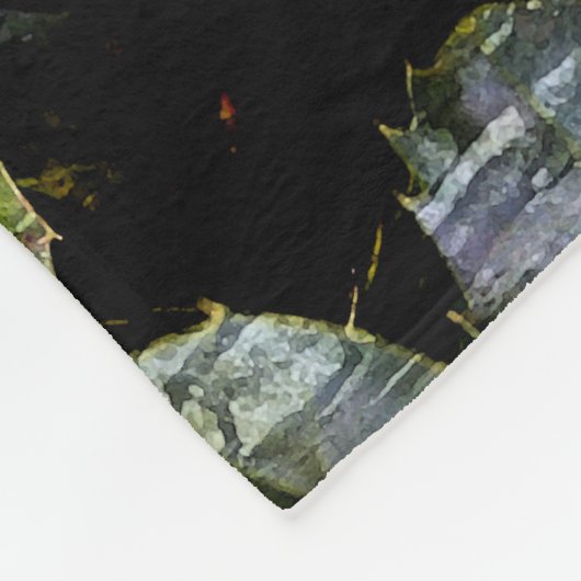 Holly Berry Blanket Fleecedecke (Ecke)