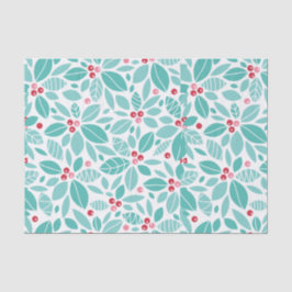 Holly Berry Christmas Seidenpapier