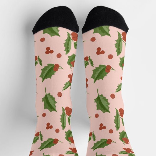 Holly Berry Christmas Socks Socken (Oben)