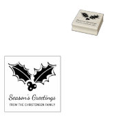 Holly Berry Custom Christmas Rubber Art Briefmarke Gummistempel (Stempel)