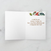 Holly Berry Frory Weihnachten Wünsche für Ihren Ar (Innenseite)