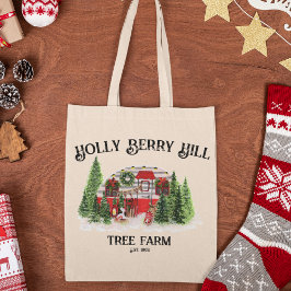 Holly Berry Hill Tree Farm Tragetasche