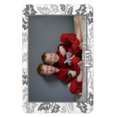 Holly Berry Holiday Weihnachts Foto Magnet (Vertikal)