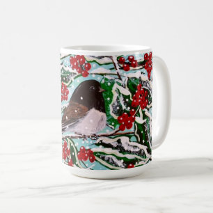 Holly Berry Junco Cup Kaffeetasse