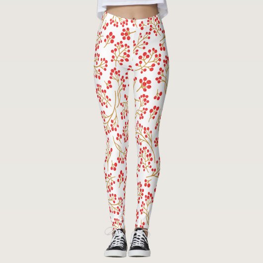 Holly Berry Leggings (Vorderseite)