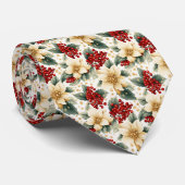 Holly Berry Necktie Krawatte (Gerollt)