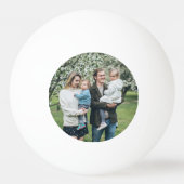 Holly Berry Pine Wreath Merry Everything Foto Tischtennisball (Rückseite)