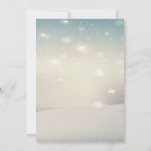 Holly Berry Pinecones Bell Company Weihnachts-Part Einladung (Rückseite)