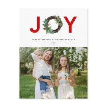 HOLLY BERRY RED GREEN JOY WREATH CHRISTMAS FOTO