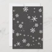 Holly berry Snowflakes Personalizable Weihnachten (Rückseite)
