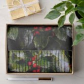 Holly Berry Vertical Tissue Paper Seidenpapier (Geschenk)