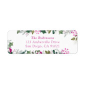 Holly Berry Weihnachtsaufenthaltsanschrift (Vorne)