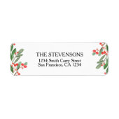 Holly Berry Weihnachtsaufenthaltsanschrift (Vorne)