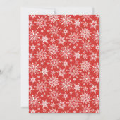 Holly Berry Weihnachtszweig Einladung (Rückseite)