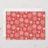 Holly Berry Weihnachtszweig Einladung (Rückseite)