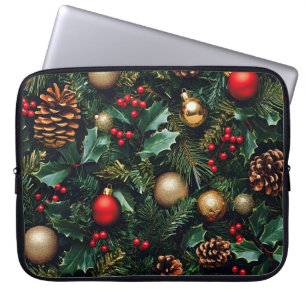 Holly Berry Winter Wonderland Laptopschutzhülle
