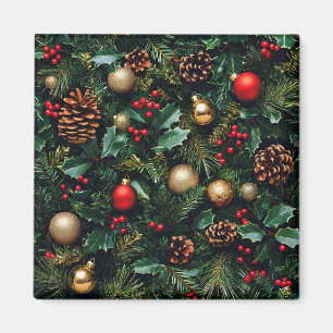 Holly Berry Winter Wonderland Magnet