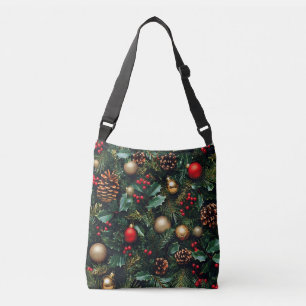 Holly Berry Winter Wonderland Tragetaschen Mit Langen Trägern