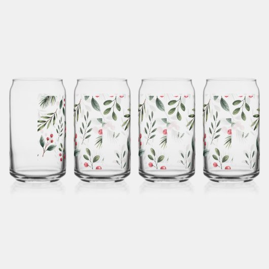 Holly Berry Wreath  Dosenglas (Rechts)