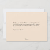 Holly Blätter & Berries - Frohe Weihnachten (Rückseite)