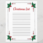 Holly Blätter Clipart Weihnachtsseite Klammer (Vorderseite)