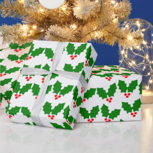 Holly Blätter Geschenkpapier