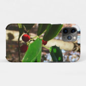 Holly Blätter I Holiday Botanical Case-Mate iPhone Hülle (Rückseite (Horizontal))