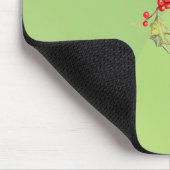 Holly Blätter Mouse Pad Mousepad (Ecke)