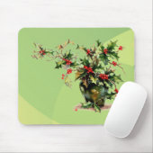 Holly Blätter Mouse Pad Mousepad (Mit Mouse)