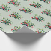 Holly Blätter 'n Berries Geschenkpapier (Ecke)